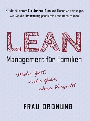 cover image of Lean Management für Familien